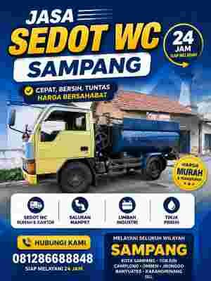 Sedot WC Sampang 081286688848